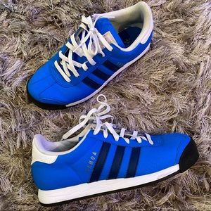 Adidas Blue & White Samoa Sneakers (Men’s size: 7, Women’s size: 8.5)
